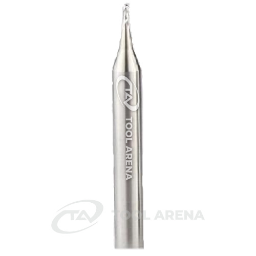 722711 Фреза твердосплавная сферическая D0,9x1,8x50x4xZ2 ALU-SM UH1206 UNIHARD фото